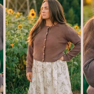 Dahl Brown Cardigan for Women